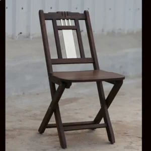 Metro wooden folding chair