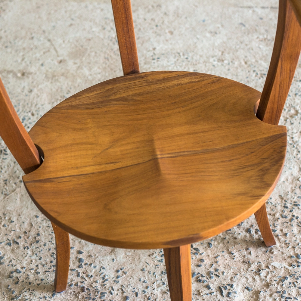 rounded back dining chair