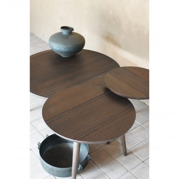 Bastar Center Table and Coffee Table - this and that