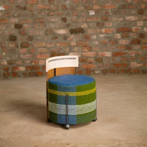 pouffe with backrest