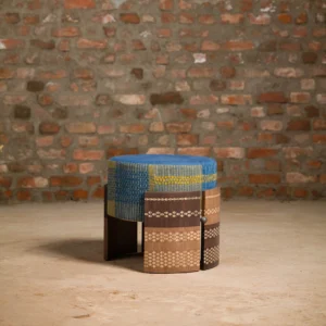 small upholstered stool